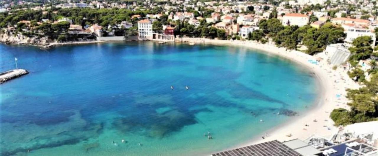 Spacious Sea View Apart At 50M From The Beach Bandol Kültér fotó